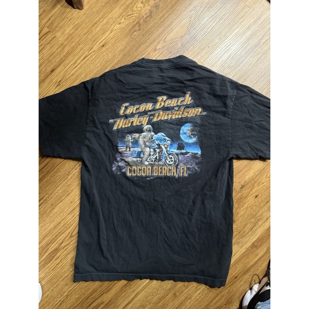 Harley Davidson Shirt Cocoa Beach Skull Tee(no Tag) Looks‎ Like A Large - Picture 5 of 7